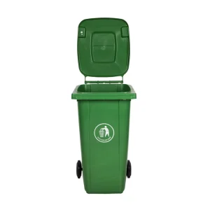 Commercial Plastic Wastebasket Large Trash Can Recycling Rubbish Waste Garbage Bin with Wheels