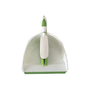 Commercial Windproof Rubber Long Handle Broom and Dustpan Set for Restaurant Office Hospital for Mopping Use
