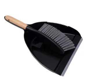 Compact Sweeping Floor Brush with Handle Mini Hand Broom and Dustpan Set for Dust Removal