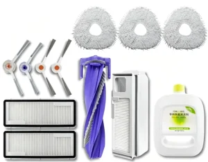 Compatible Replacement for Narwal J4 J4Lite Robot Accessories Consumables Side Roller Dust Bag Cleaning Solution Mop