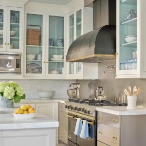 Complete Kitchen Set Including Wall and Base Cabinets and Island for a Full Renovation Kitchen Cabinets