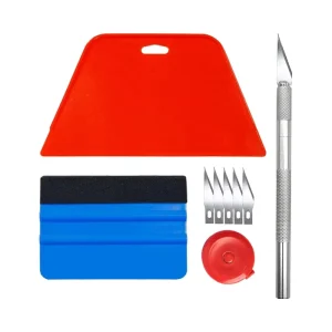 Complete Vinyl Wrap Application Tool Kit Smooth Glide Squeegee Accessories for Flawless Film Sticking and Surface Smoothing