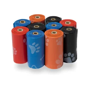 Compostable Biodegradable Water Soluble Dog Poop Bags Dog Waste Bag With Dispenser Holder