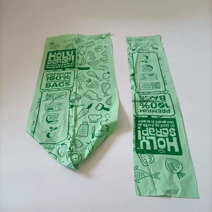 Compostable Custom Printed Colored Corn Starch PLA Biodegradable Plastic Trash Bag