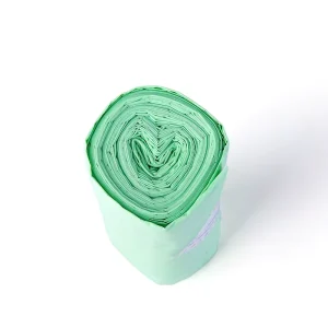 Compostable PLA Kitchen Bathroom Dispenser Household Trash Can Bin Liner Garbage Bag Heavy Duty