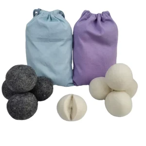 Compostable Wool Dryer Balls New No Smell 6cm Laundry Discs