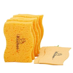 Compressed Cellulose Sponge Dish Washing Sponge for Kitchen Compressed Natural Cellulose Kitchen Cleansing Sponge