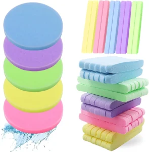 Compressed Pva Cellulose Facial Sponge Super Soft Washable Beauty Scouring Pads for Face Cleaning Custom Logo