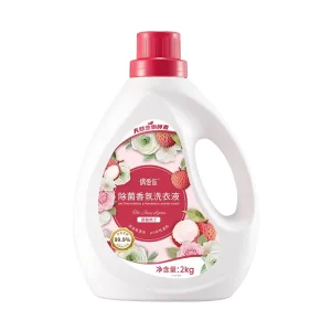 Concentrated Liquid Laundry Detergent Eco friendly Cleaning Chemical OEM 2kg Anti bacterial and Mites Removal