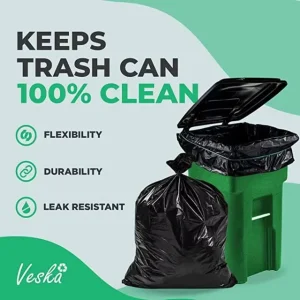 Construction Industrial Heavy Duty Disposable Garbage Trash Bags 45 46 95 96 Gallon Dustbin Rubbish Bags Biodegradable