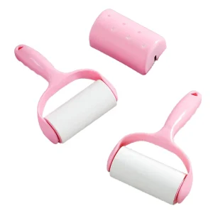 Convenient Plastic Lint Remover Roller Brush Teasable Sticky Dust Paper for Clothes Dust Removal
