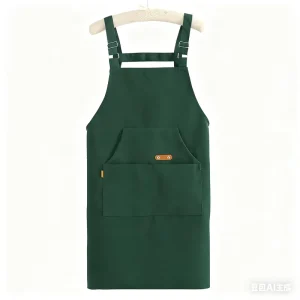 Cooking Kitchen Household Waterproof Apron Office Logo Workwear Men and Women Apron