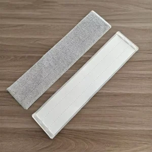 Coral Fleece Floor Cleaning Mop Pad Replacement Eco-Friendly Reusable Lightweight Flat Mop Washable Super Absorbent