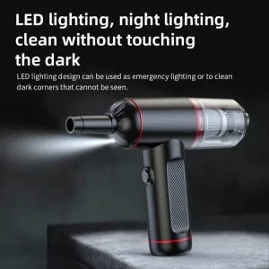 Cordless Air Duster 11.1V Powerful 50000RPM Jet Blower for Car Detailing Service Windshield Snow Removal Kit Vacuum Cleaner