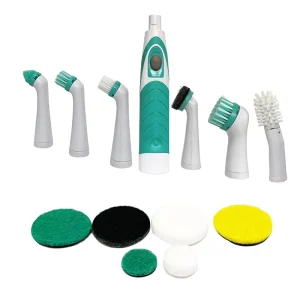 Cordless Electric Cleaning Brush Battery Powered Sonic Scrubber Kitchen Bathroom Cleaning Tool Electric Grout Cleaner for Shower