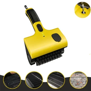 Cordless Electric Cleaning Brush IPX7 Waterproof Multifunctional for BBQ Grill Kitchen Tile Oil Stain