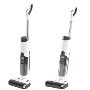 Cordless Handheld Automatic Floor Washing Vacuum Cleaner with Wet Dry Mopping 17000pa Suction Household Use 30 60min Runtime