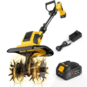 Cordless Lithium Battery Handheld Electric Tiller Cultivator for Garden Raised Bed Flower Bed OEM CE RoHS