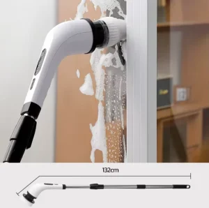 Cordless Power Scrubber 7 Replaceable Brush Heads Easy Cleaning Device EcoFriendly Powerful Motor Electric Cleaning Brush