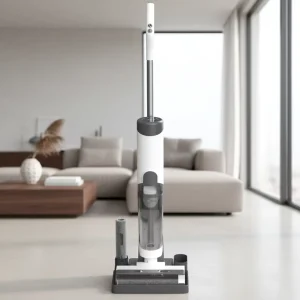 Cordless Wet Dry HEPA Filter Vacuum Cleaner Brushless Self Cleaning Voice Assistant 40 Minute Runtime 5000mAh Household Hotel