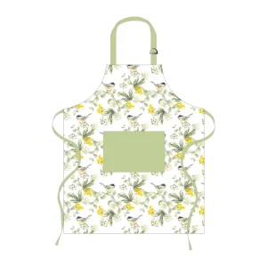 Cotton Cooking Apron Printed Kitchen Apron Waterproof Durable Antifouling Unisex Sleeveless Eco friendly Reusable Custom Printed