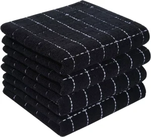 Cotton Hand Towel with Multifunctional Kitchen Water Absorption and Oil Removal Scouring Pad Cleaning Cloth