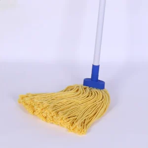 Cotton Mop with Metal Handle Floor Cleaning Wet Mop