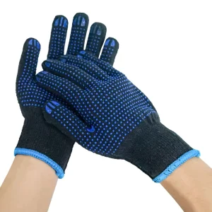 Cotton PVC Dotted Polka Dots Thickened Construction Labor Protection Household Working Cotton Dots Gloves