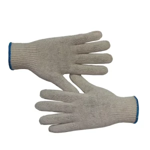 Cotton Polyester String Knit Safety Protection Work Gloves for Painter Mechanic Industrial Warehouse Gardening Construction