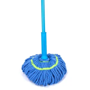 Cotton Yarn Mop Hand Wash Free Spin Dry Mop Suitable for Various Scenarios