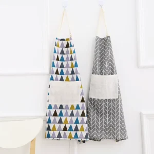 Cotton and Linen Apron Can Be Used for Apron Hair Replacement, Kitchen Sleeveless Apron, Anti Fouling and Waterproof