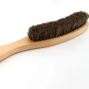 Cowboy Hat Brush Cleaning Kit with Horse Hair Wood Brush and Cleaning Sponge Eco Friendly Portable Handheld for Hat Cleaning