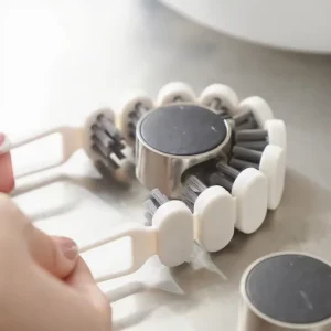 Creative Multi Functional U Shaped Soft Bristle Plastic Faucet Wall Corner Kitchen Bathroom Toilets Cleaning Brushes