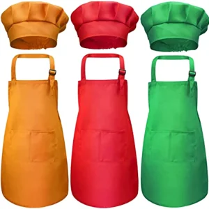 Cross-border for Advertising Sleeveless Polyester Apron Baking DIY Chef Hat Parent-child Set Children Anti-fouling Printed