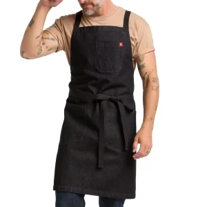 Crossback Apron Professional Chef Apron with Pockets and Cross Back Straps for Cooking Grilling Kitchen Aprons