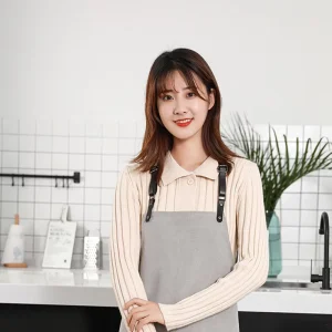 Cuisine Accessories Chef Apron Custom Logo Unisex Durable Waterproof Eco friendly Sleeveless Bib Canvas Apron
