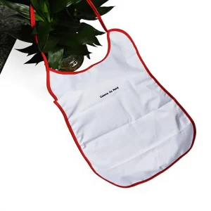 Custom 100% Organic Cotton Soft Oversleeve Children Saliva Burp Apron Baby Boys Girls Bibs