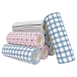 Custom 2 Layer Kitchen Cleaning Cloth for Wet and Dry Cleaning Super Absorbent Microfiber Reusable House Cleaning Clothing