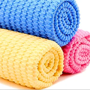 Custom 3D Carved Car Clean PVA Magic Cleaning Towel PVA Towel PVA Synthetic Suede Towel