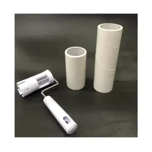 Custom 60 Sheets Tear Paper Adhesive Dust Clothes Pet Cat Dog Hair Remover Fabric Fluff Cleaning Sticky Lint Roller