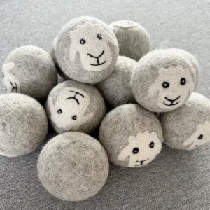 Custom 7cm Natural Wool Dryer Balls Reusable Fabric Softener for New Zealand Laundry Ball & Discs Product Category