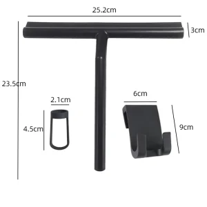 Custom All Purpose Silicone Shower Glass Door Squeegee with Hook and Hanger Bathroom Window Mirror Cleaning Wiper