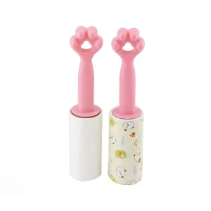 Custom Animal Fur Removal Tool Brush Cat Portable Travel Size Extra Sticky Paper Lint Rollers for Clothes Pet Fur Hair Remover