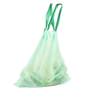 Custom Biodegradable Compostable PLA T-Shirt Drawstring Trash Garbage Bags Black & Colorful