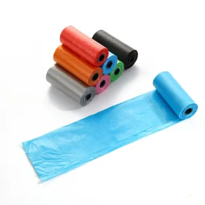 Custom Biodegradable Pet Poop Bags GreenPP Plastic Square Bottom 30*45Cm Trash Bags MOQ 1 Ton