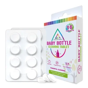 Custom Brand Food Grade Natural Solid Tabs Household Cleaning Tablets for Milk Bottles Baby Water
