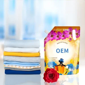 Custom Brand Fragrance Fresh Scent Concentrated Liquid Laundry Detergent Long lasting Fragrance Clothes Fabric Detergent