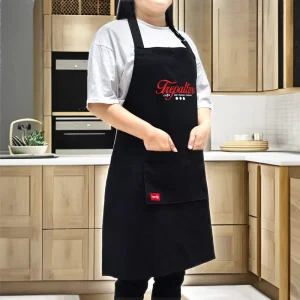 Custom Breathable Eco Friendly Washable Polyester Mesh Weave Classic Style Waist Apron Kit for Women Men Chef Stylist Uniform