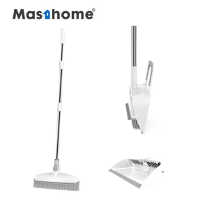 Custom Cleaning Floor Soft Long Handle Aluminum Broom Handle Soft Brooms and Dustpans