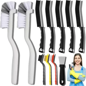 Custom Cleaning Washing Scrubbing Brush with Handle OEM & ODM Plastic Brush for Cleaning Hard Plastic Cleaning Brush